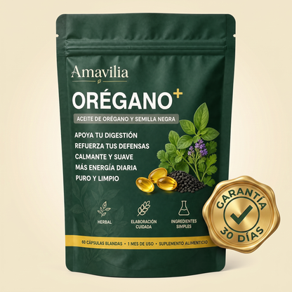 Amavilia Orégano+ con sello de garantía de 30 días